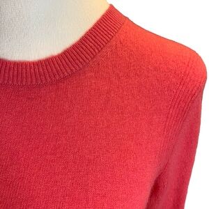 Banana Republic Coral cashmere merino wool&viscose long sleeve fitted sweater XS